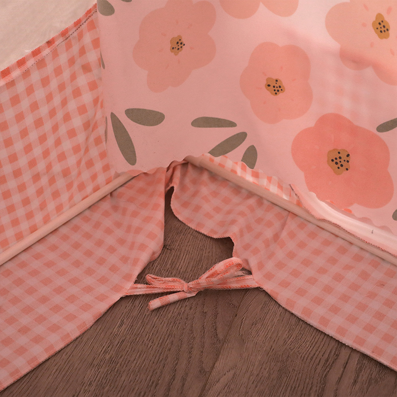 宿舍学生碎花床帘蚊帐遮光一体式拉链全封闭上铺下铺女寝室带支架