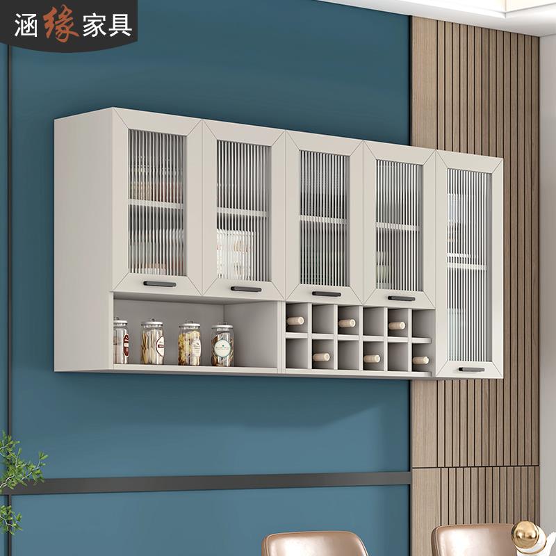 厨房吊柜墙壁柜客厅阳台墙上储物柜现代简约橱柜壁挂式收纳柜7DG3