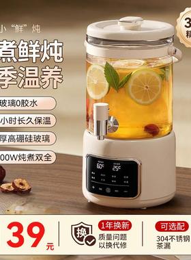 2025新款大容量炖煮一体养生壶烧水壶办公室玻璃保温多功能煮茶壶