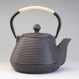 家用养生铸铁壶餐厅茶室用烧水煮茶壶泡茶壶 复古煮水铁壶简约日式
