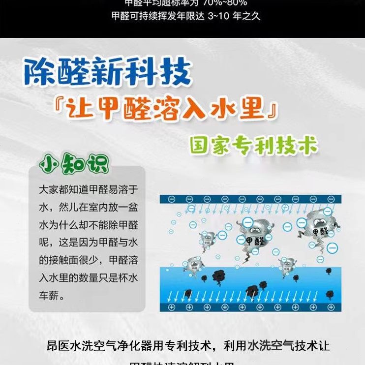 耗材洗加湿烟过滤负离子清新无水空气净化器家用甲醛除灰尘味菌味