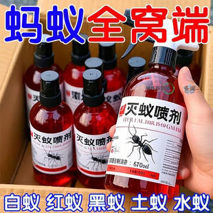 灭蚂蚁药喷雾花园家用室内安全驱防杀虫剂神器一窝端杀除红黄克星
