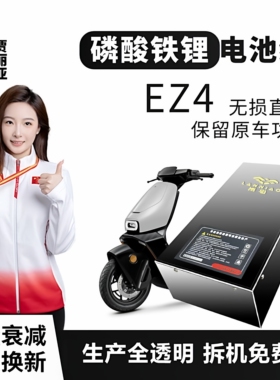 极核系列电动车EZ4铅酸版无损直上岚鸟磷酸铁锂电池保留原车功能