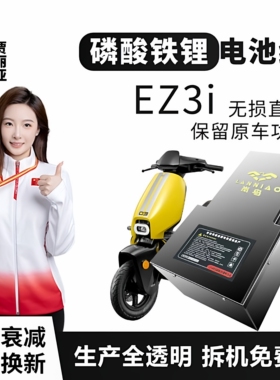 极核系列电动车EZ3i无损直上岚鸟磷酸铁锂电池保留原车功能