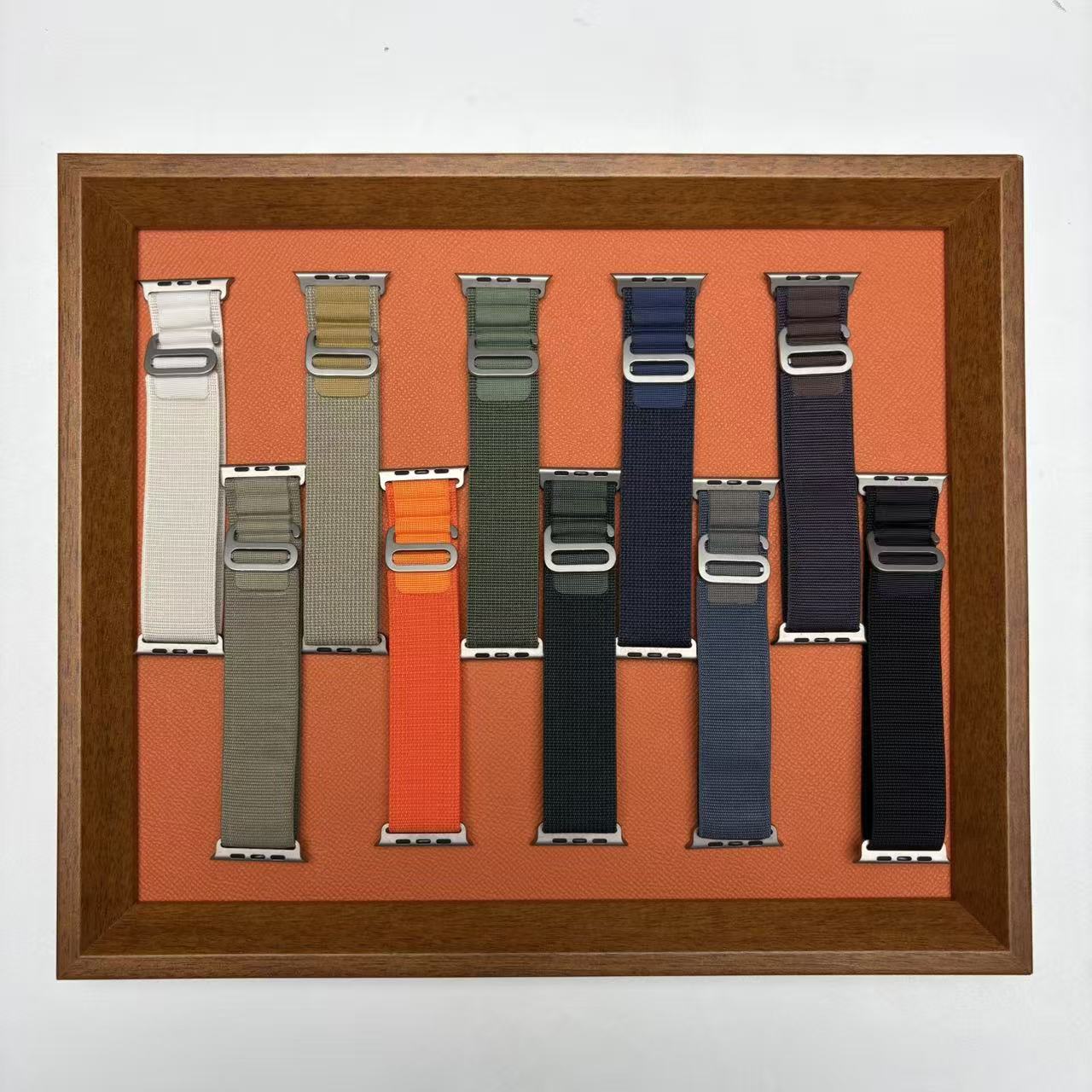 RONTION野径回环表带高山编织表带适用于Apple Watch 44-49mm手表