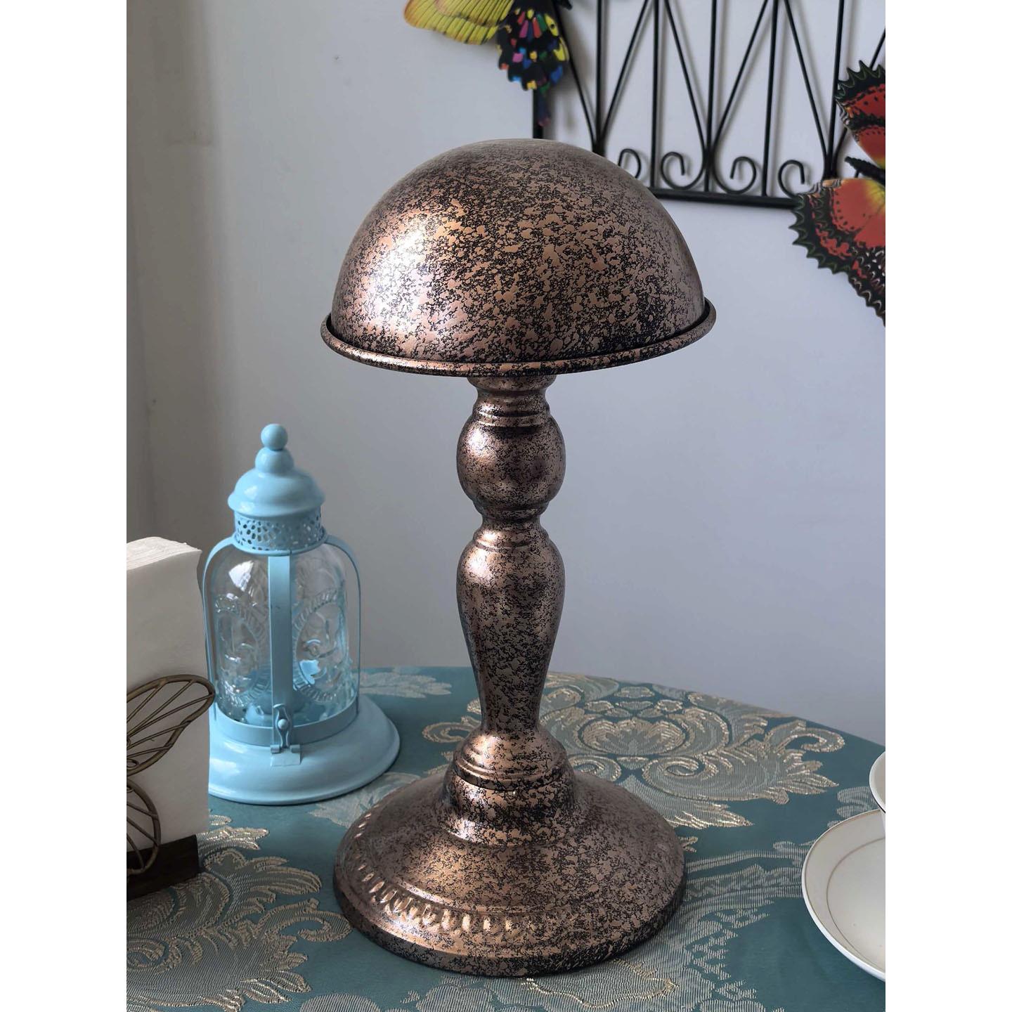 铁艺时尚百搭立式帽子架桌面装饰摆件服装店收纳架子帽托帽撑抖音