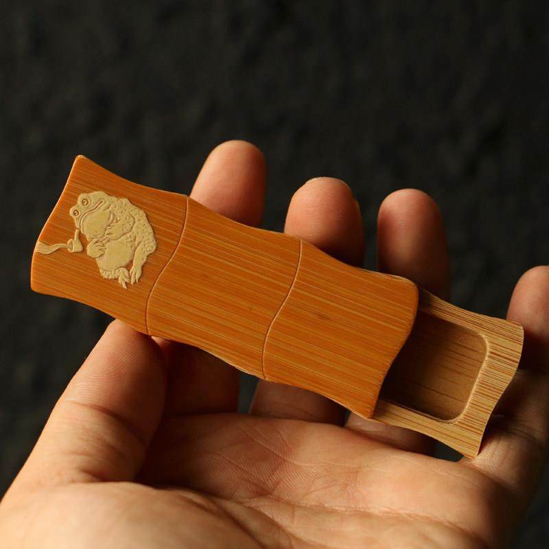 精品名家戚挺飞纯手工留青雕刻老玉竹牙签盒竹雕竹制滑盖牙签筒罐,特色手工艺,竹编/竹雕,淘宝优惠券,粉丝福利购,淘宝优惠卷