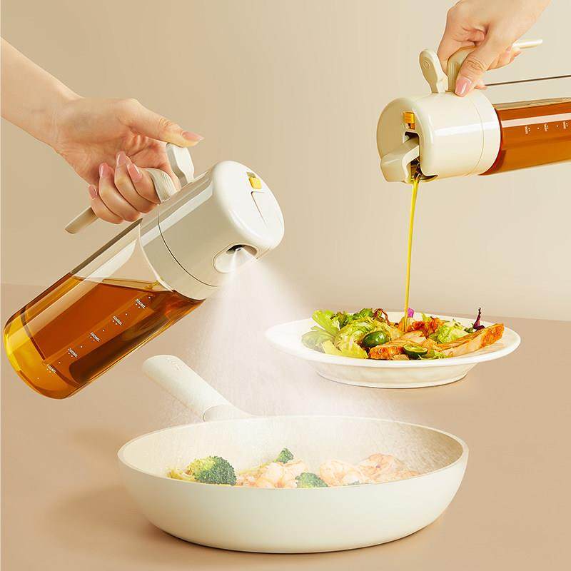 日本油壶喷倒两用喷油壶厨房家用油瓶不挂油雾化二合一油罐食品级,厨房/烹饪用具,油壶,淘宝优惠券,粉丝福利购,淘宝优惠卷