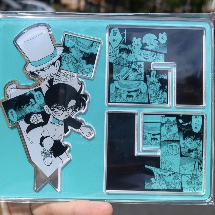 thumbnail for Xiaohongshu same famous detective Conan high-value cartoon acrylic stand desktop ornament for friends and girlfriends