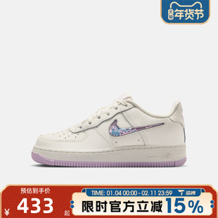 滔搏NIKE耐克大童鞋AIRFORCE1空军一号板鞋运动休闲鞋IQ9795-151