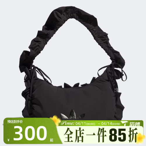 滔搏adidas阿迪达斯三叶草男女RUFFLE BAG L运动休闲单肩包IA8915