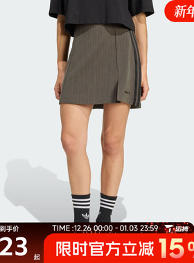 滔搏adidas阿迪达斯三叶草女子TAILORED运动休闲半身裙JY3516