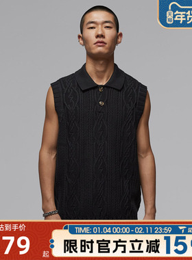 滔搏NIKE耐克男子AS M J SP GOLF SWTR VEST毛衣背心HQ8687-010