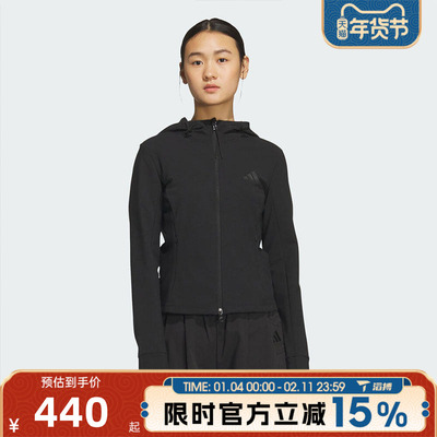 滔搏adidas阿迪达斯女子WS SOFT SHELL J运动健身夹克外套KF2671