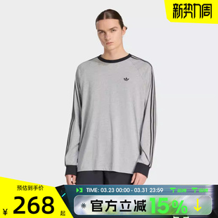 T恤KV4703 CALI运动休闲长袖 滔搏adidas阿迪达斯三叶草男子BC