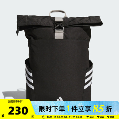 滔搏adidas阿迪达斯男女ROLL TOP BP运动休闲双肩包KC0270