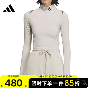 adidas阿迪達斯女子FUSTL T運動休閑長袖 T恤JM2453