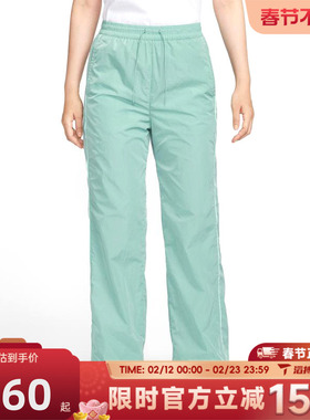 滔搏NIKE耐克女子AS W NSW WR WVN HR OHP运动休闲长裤FV7656-017
