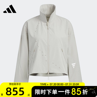 滔搏adidas阿迪達(dá)斯女子FUSTL JKT1運(yùn)動(dòng)健身夾克外套KC2718