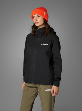 滔搏adidas阿迪达斯女子W MT ESS 2L R J运动健身夹克外套JM8702