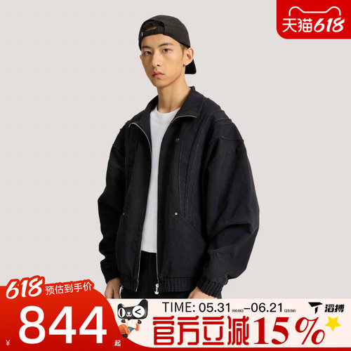 滔搏adidas阿迪达斯三叶草男子JACKET M运动健身夹克外套KR2619