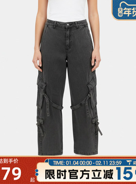 滔搏adidas阿迪达斯三叶草女子MULTI-PKT PAN运动休闲长裤KU9535