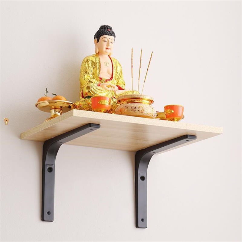 佛龛壁挂式佛像摆放供奉台财神爷架子观音菩萨佛祖香炉简易小供桌