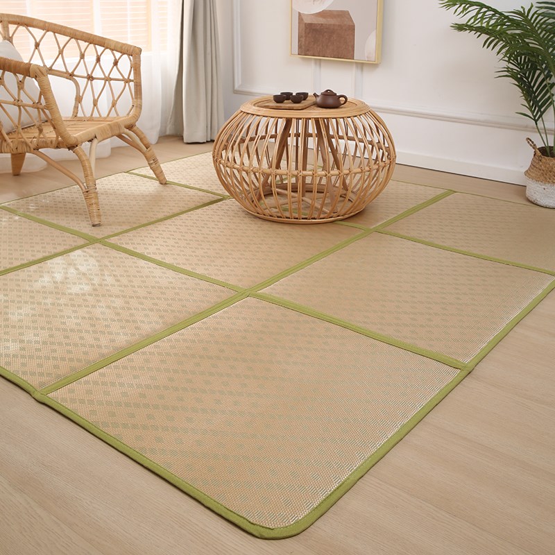 夏季凉席打地铺睡垫神器折叠榻榻米垫子铺地板上睡觉床垫藤席地垫