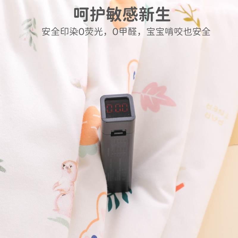 0一2月婴儿冬装120g克棉服6秋冬季新款3夹棉新生宝宝棉衣两件式套