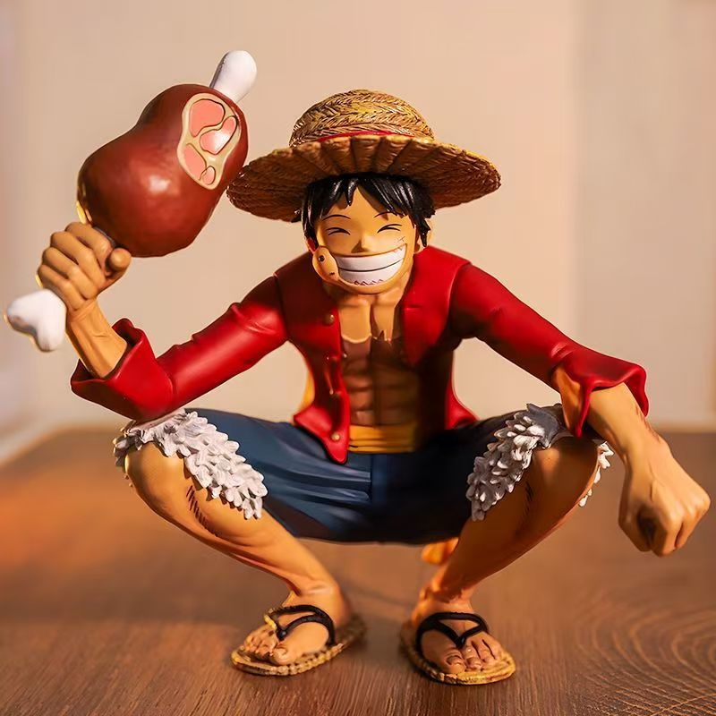 海贼王手办路飞手办海贼王摆件二次元手办模型桌面摆件桌搭摆件