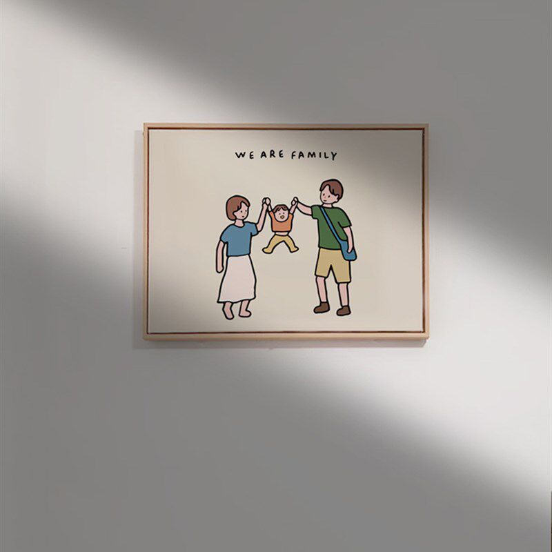 卡通简约超薄电表箱m装饰画儿童挂画配电箱画电闸箱装饰遮挡免打