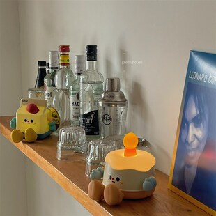 green hgouse * 生日蛋糕牛奶盒拍拍小夜灯床头氛围灯礼物