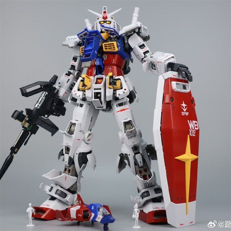 大班 PGUd元祖 1/60 RX-78-2 pg 元祖2.0 拼装机甲模型玩具