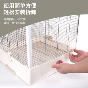 优嗖480鸟笼700亚克力防溅防板防撒鸟笼配件鸟笼底部防谷壳飞溅