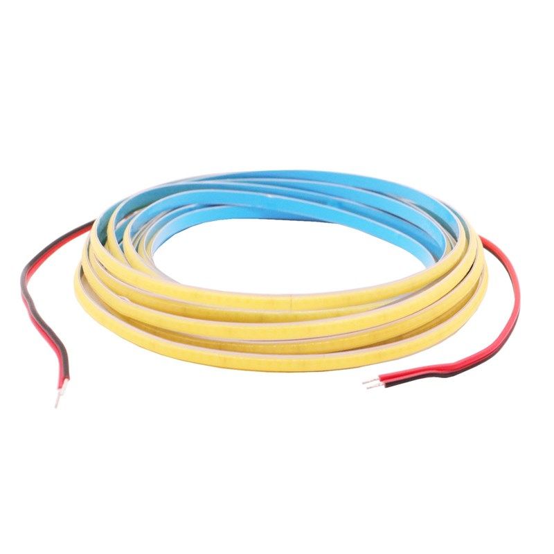 5v单色cob灯带5mm柔性自粘宿舍电脑氛围装饰手工模型贴片灯条