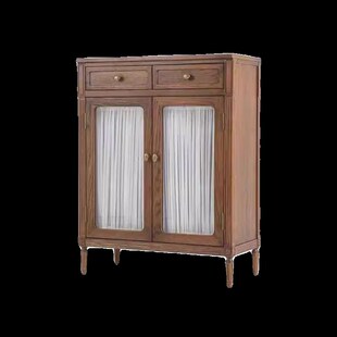 玻璃绷纱帘推拉移柜门遮挡窗纱厨房柜子黏贴免打孔杆轻奢书柜窗帘