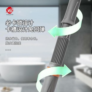 懒人免手洗一拖净家用吸水拖地神器 上吉自拧水旋转拖把2024新款