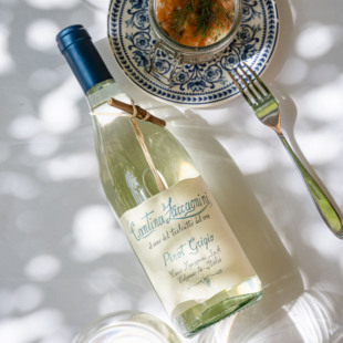 意大利阿布鲁佐zaccagnini名庄莎泽卡尼尼小树枝灰皮诺干白葡萄酒