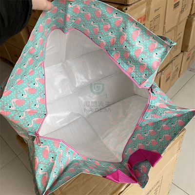 编织袋带拉链大容量防水