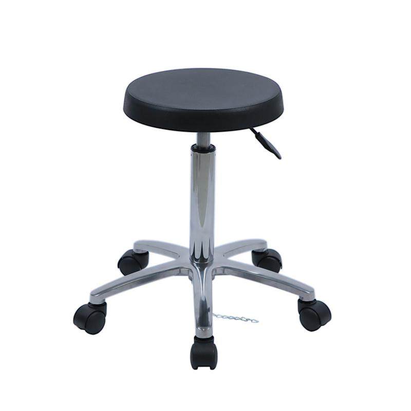 PU发泡椅实验室升降圆凳ESD防静电凳子流水线 线车间学校工作凳旋