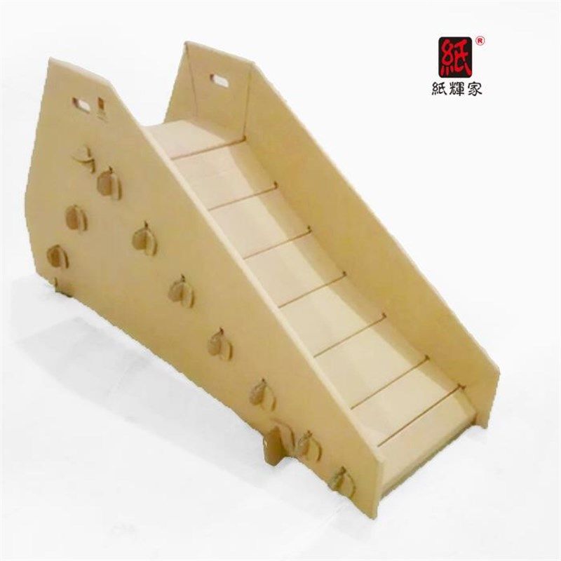 纸辉家瓦楞纸板纸滑梯儿童室内滑梯多种儿L童纸板玩具定制纸独木