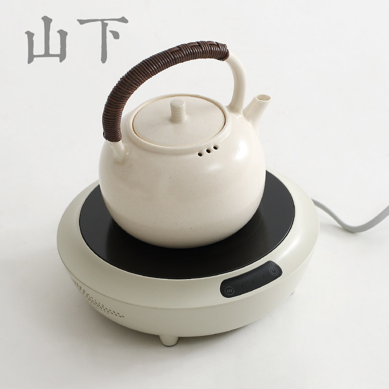 小坐电陶炉套装煮茶器静音烧水炉泡茶壶陶壶M提梁壶茶壶茶道功夫
