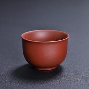 家用功夫茶具 纯手工紫砂茶杯原矿大红袍主人杯个人品茗杯高档中式