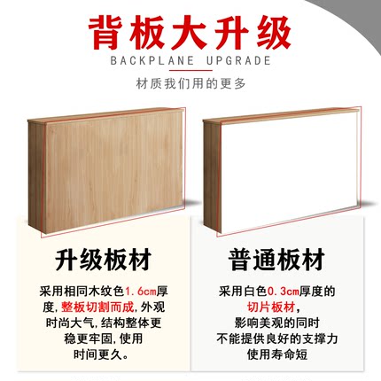 办公室文件柜地柜木质长条柜矮柜A收纳柜带锁资料柜隔断杂物收纳