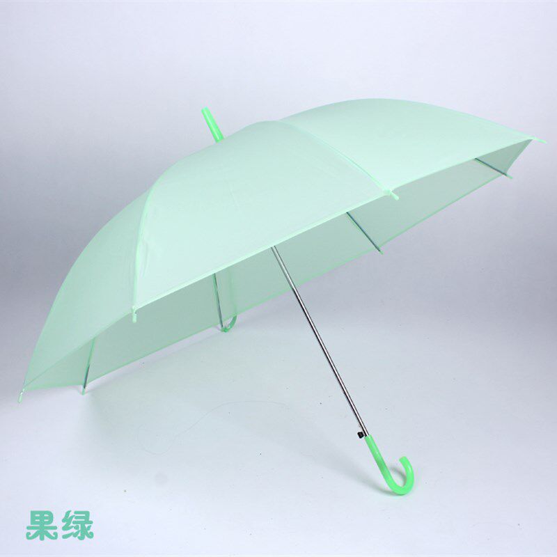 现货男旅行好看粉色古典壁挂耐用少表F演长版粉红两用生活透明雨