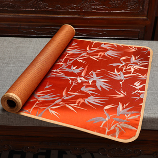 新中式沙发巾靠背巾红木罗汉床坐垫套罩实木R沙发垫全盖布定制