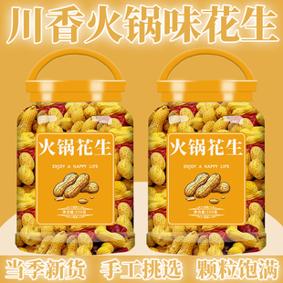 火锅味花生川香味微辣下酒菜带壳啤酒花生咸香休闲零食炒货坚果