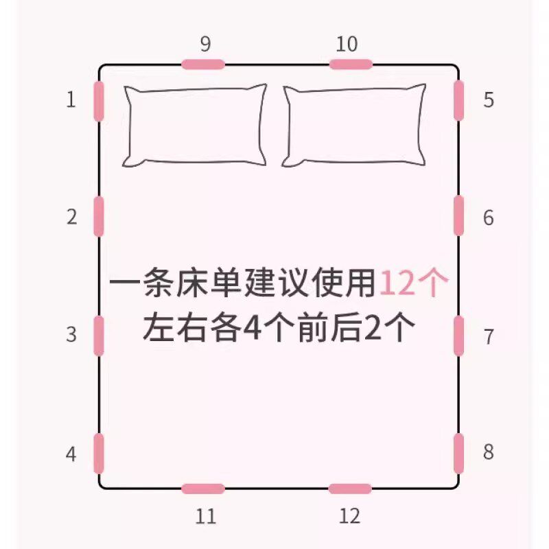 【下单立减50】床单固定器安全无D针款防滑防跑床套沙发垫隐形夹,家居饰品,桌面摆件,淘宝优惠券,粉丝福利购,淘宝优惠卷