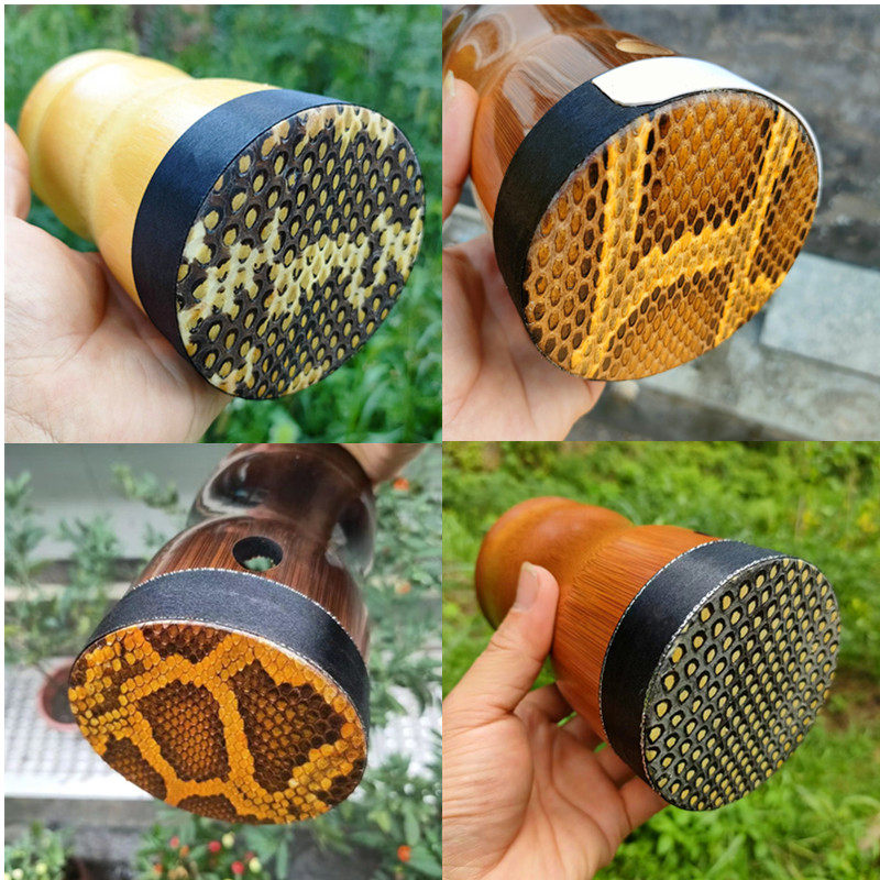 湖南花鼓戏大筒配件o大音量高档蒙皮二胡筒圆筒花鼓大筒二胡配件