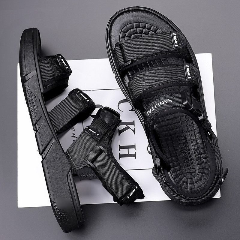 夏季男士大码凉鞋46加宽脚胖v休闲男鞋47透气凉拖鞋48沙滩鞋防臭5